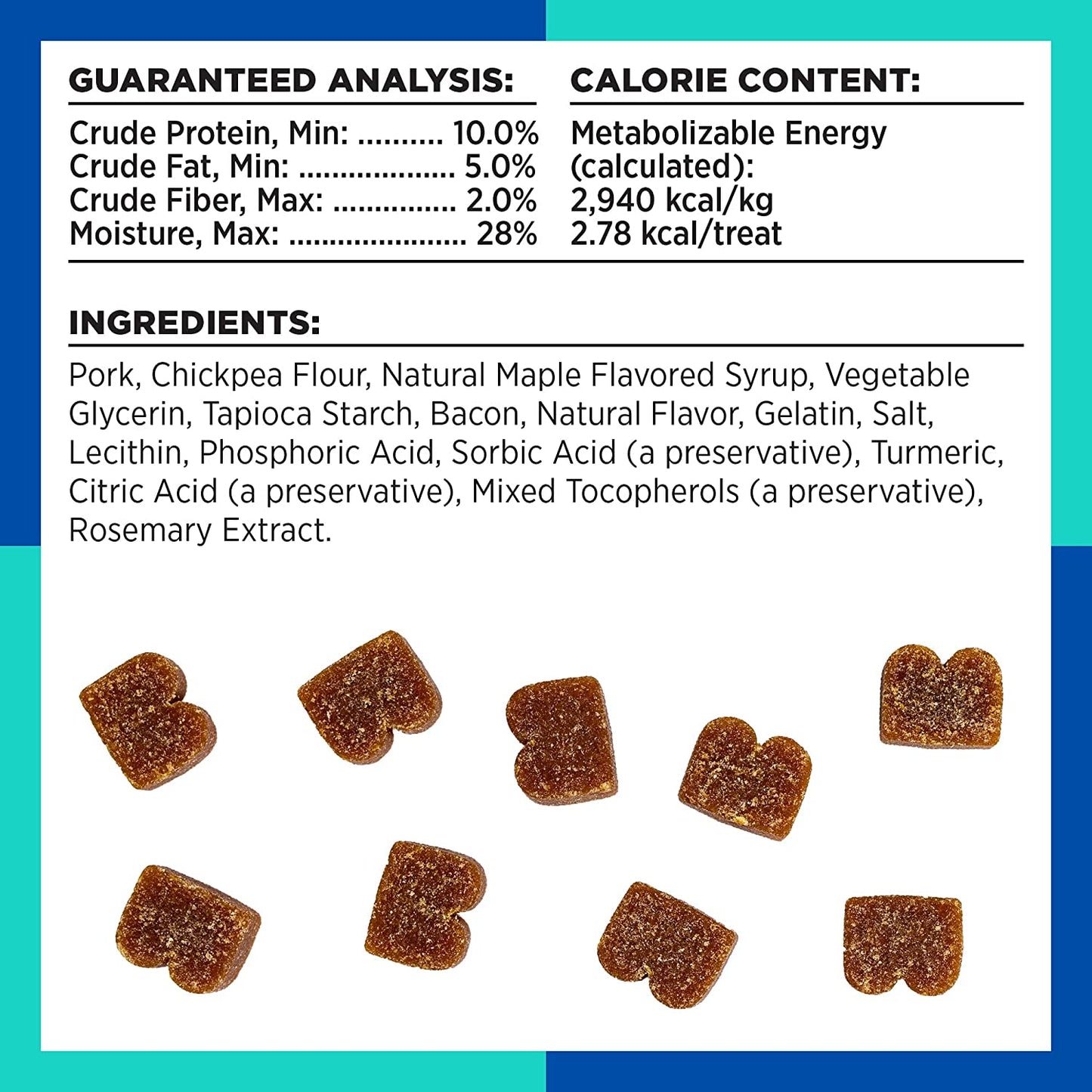 BIXBI Pocket Trainers, Bacon (6 Oz, 1 Pouch) - Low Calorie and Grain Free Dog Treats