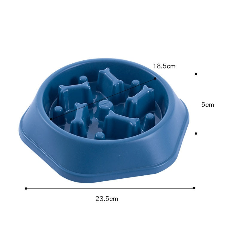 Anti-Gulping Pet Dog Bowl