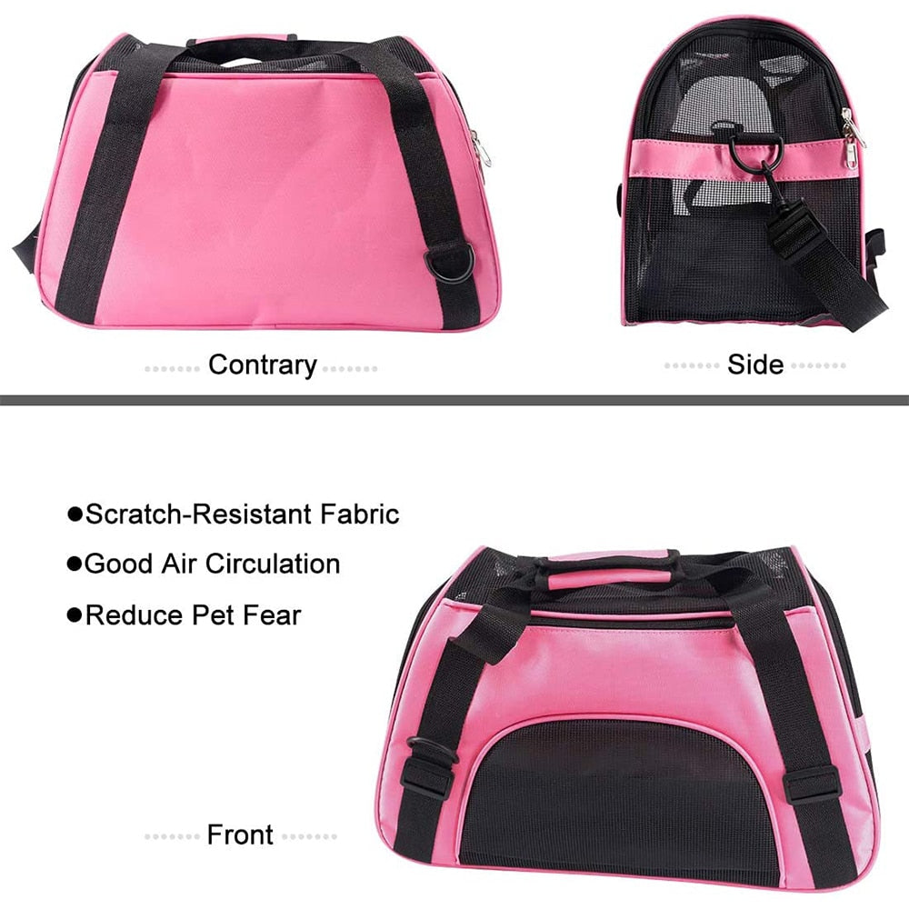 Foldable Portable Pet Cat Dog Carrier