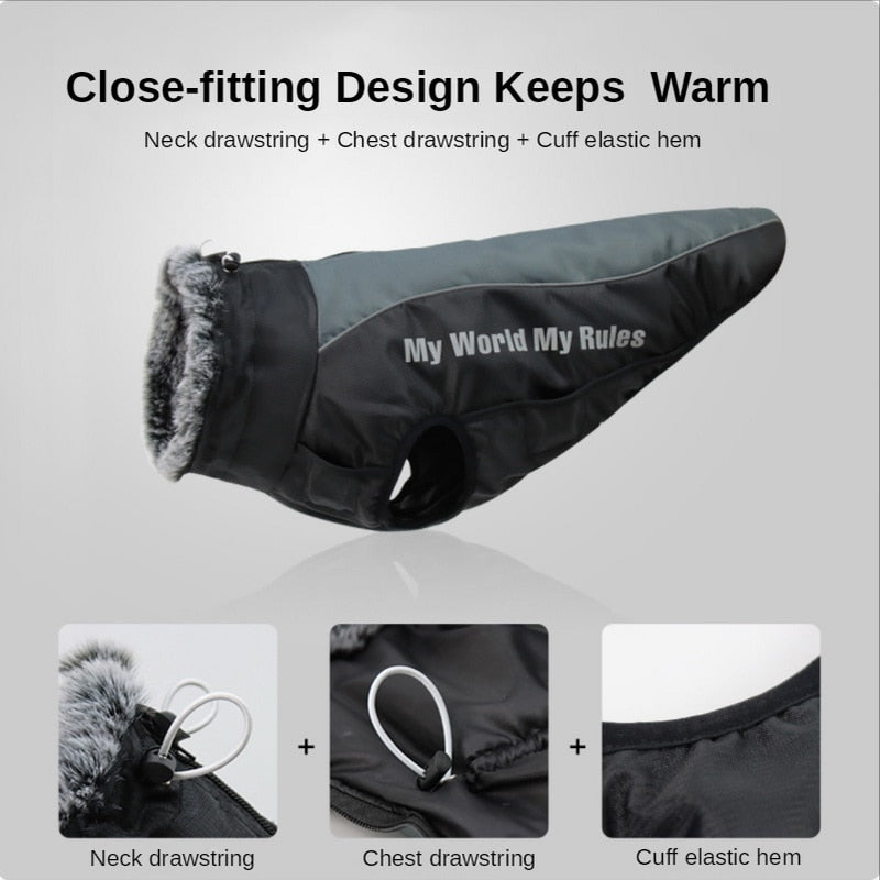 Waterproof Big Dog Vest