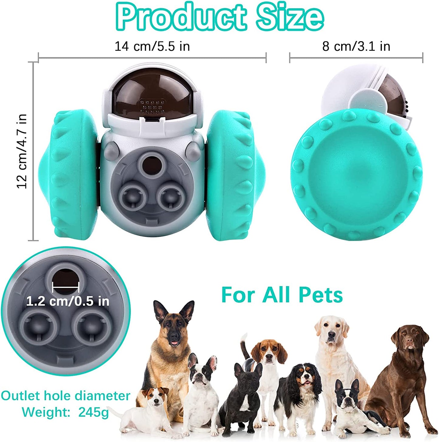 Pet Food Interactive Slow Feeder Funny Toy
