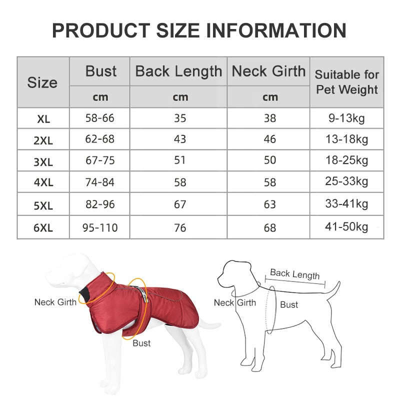 Winter Warm Large Dog Cloth