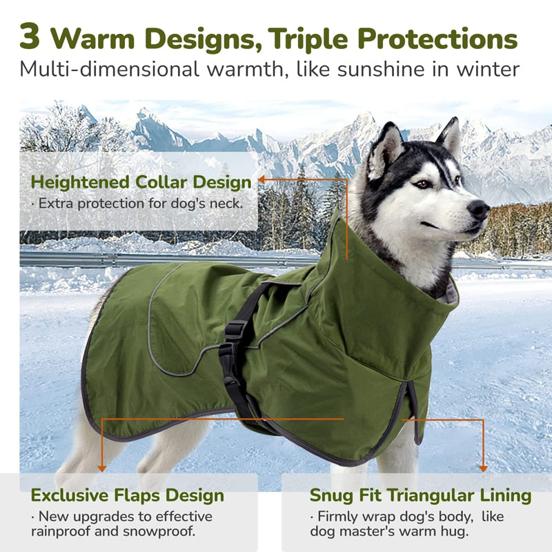 Winter Double-Layer Dog Jacket
