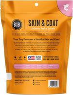 BIXBI Skin & Coat Support Salmon Jerky Dog Treats, 4 Oz - USA Made Grain Free Dog Treats - Antioxidant Rich 