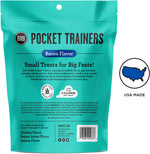 BIXBI Pocket Trainers, Bacon (6 Oz, 1 Pouch) - Low Calorie and Grain Free Dog Treats