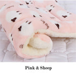 Pet Sleeping Mat Warm Dog Bed Soft Fleece Pet Blanket