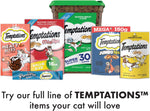 TEMPTATIONS Classic Crunchy and Soft Cat Treats Seafood Medley Flavor, 30 Oz. Tub