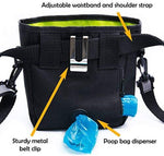 Dog Treat Bag, Training Pouch with Clicker and Collapsible Food Bowl BPA Free 