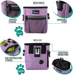 Dog Training Pouch Bag with Waist Shoulder Strap, Poop Bag Dispenser 