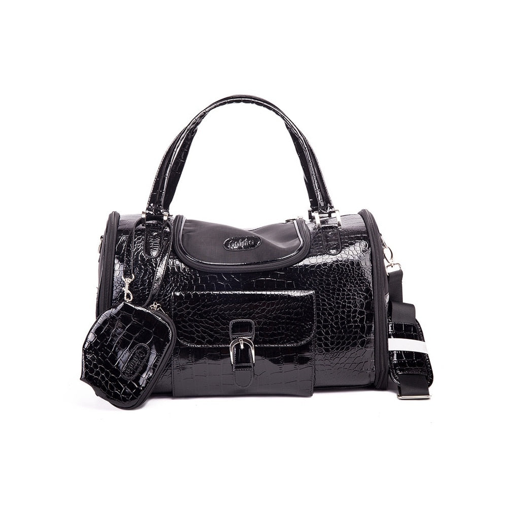 PU Leather Breathable Mesh Carrier