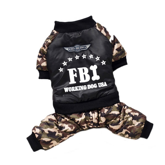 Cool FBI Pet Dog Cloth