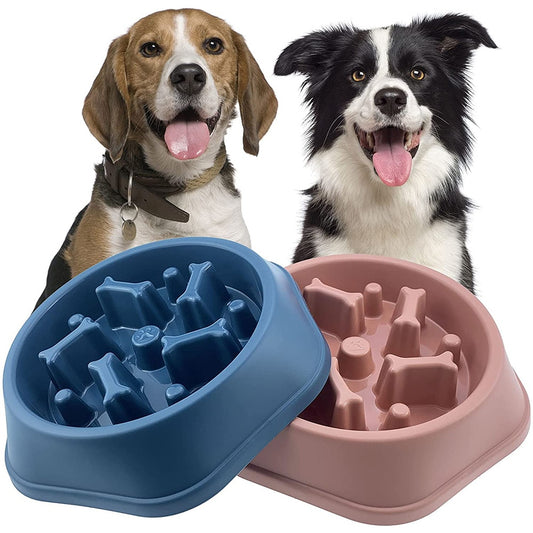 Anti-Gulping Pet Dog Bowl