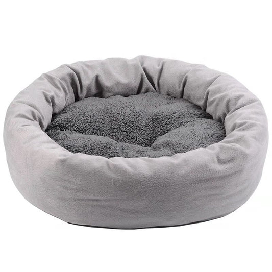 Round Winter Warm Dog Cat Bed