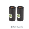 2 rolls black / One Size