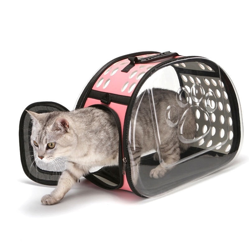 Transparent Pet Cat Carrier