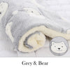 Grey With Bear / Xxl 91X70Cm